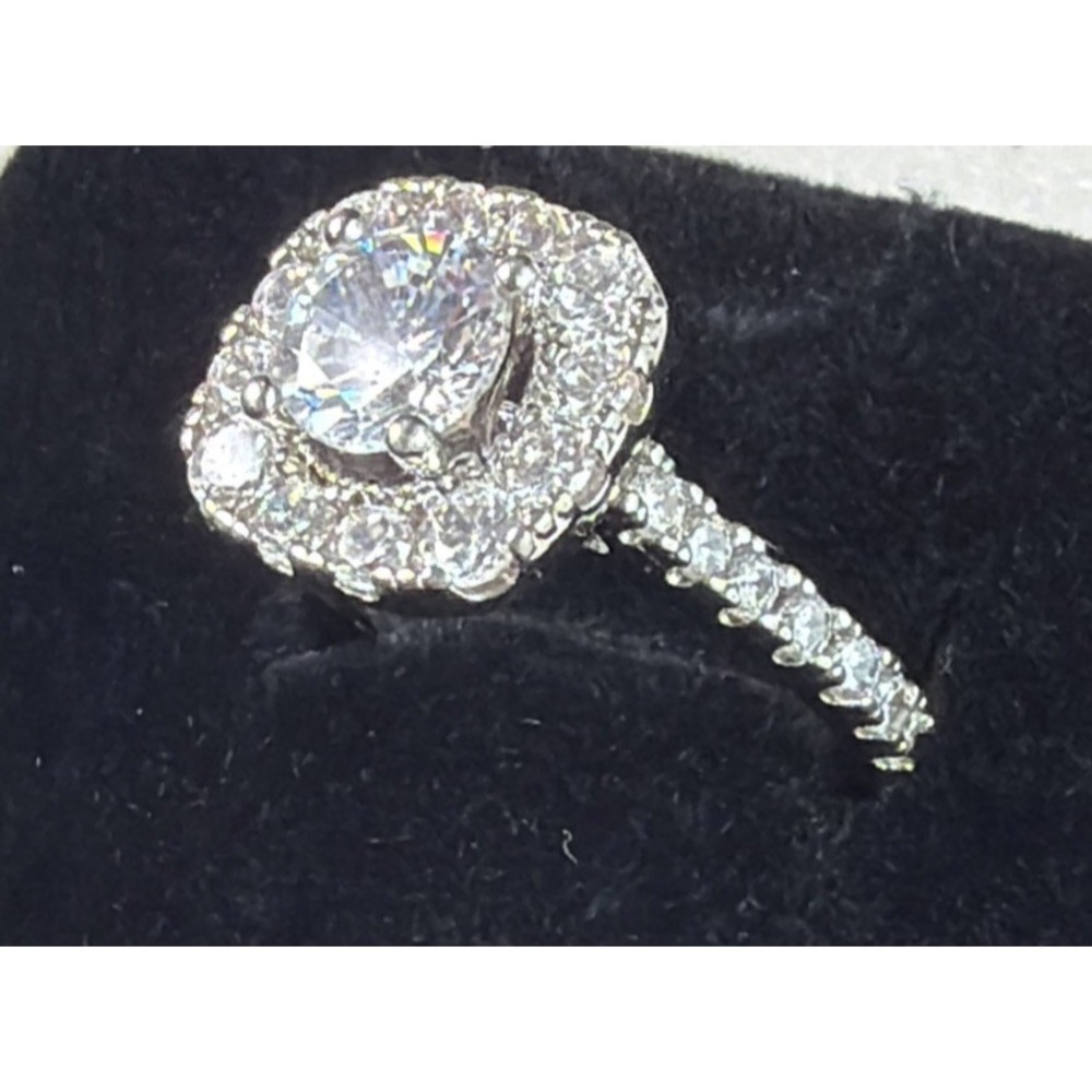 Size 9 Engagement Ring ….not Real But Good Quality
